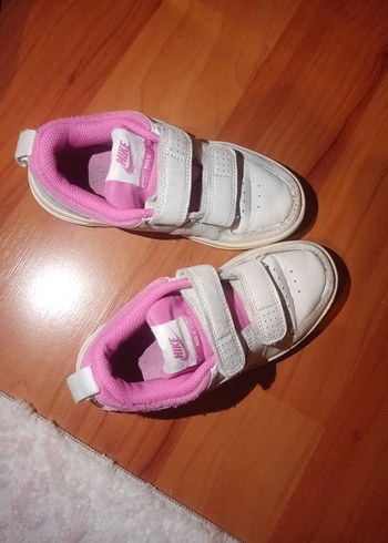 Kız Çocuk Pembe Cırt Cırtlı Spor Ayakkabı