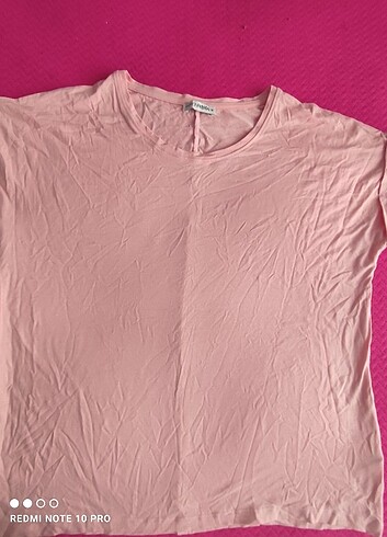 Somon renk t-shirt