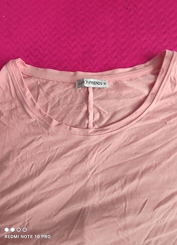 Fashion Angel Somon renk t-shirt