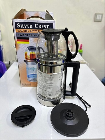 SILVER CREST CAM ÇAYCI SETİ