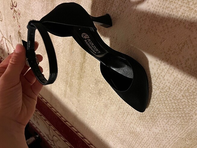 Saten topuklu ayakkabı - Görsel 8