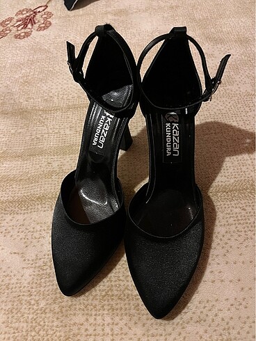 Saten topuklu ayakkabı - Görsel 7