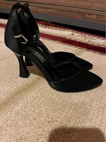 Saten topuklu ayakkabı - Görsel 10