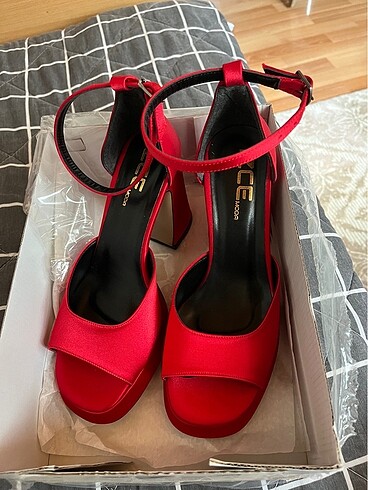 KINA TOPUKLU AYAKKABI - Görsel 6