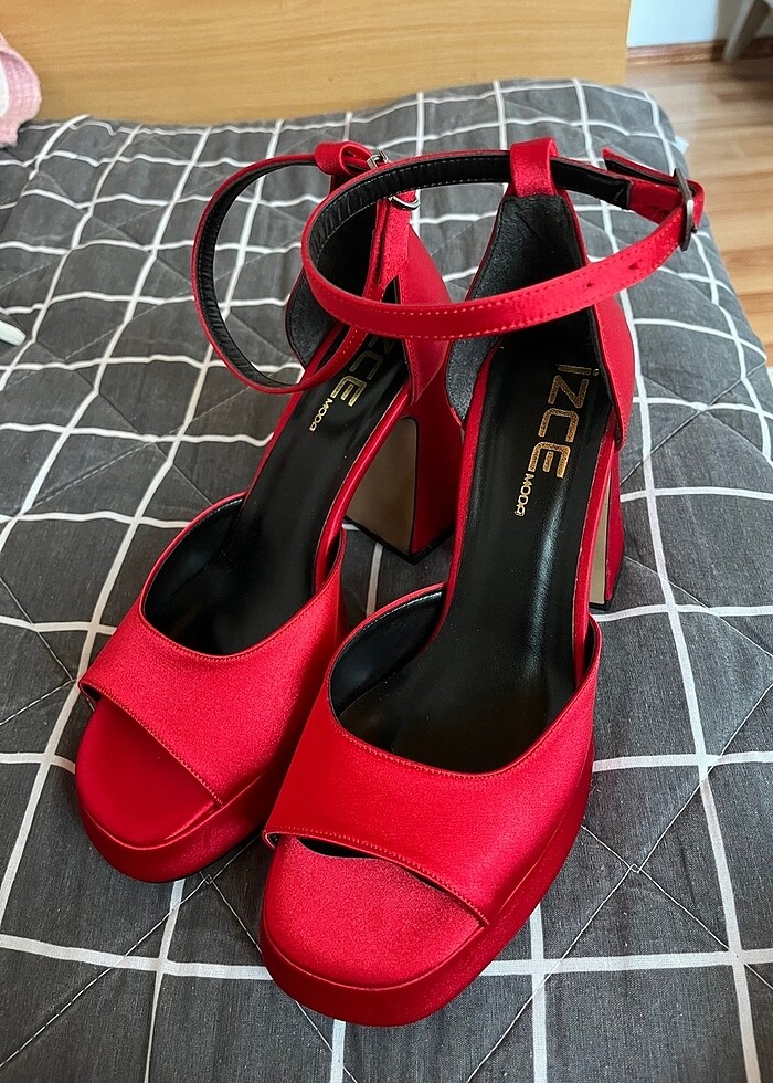 KINA TOPUKLU AYAKKABI - Görsel 4