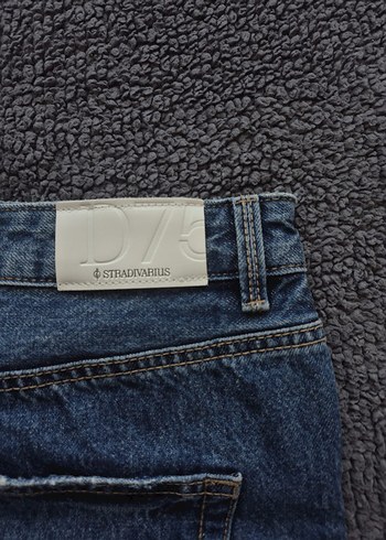 m Beden Kadın Mavi Mini Denim Şort