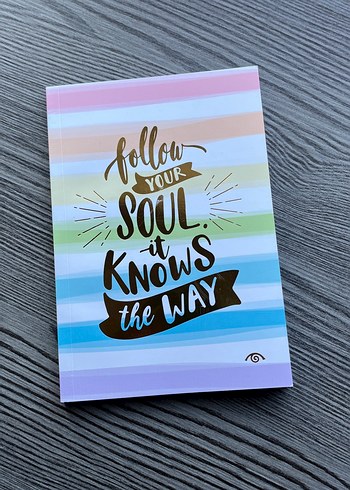 Pastel Renkli Motivasyon Defteri