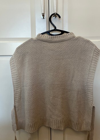 Bohem Tarz Bej Triko Kadın Süveter - Görsel 2