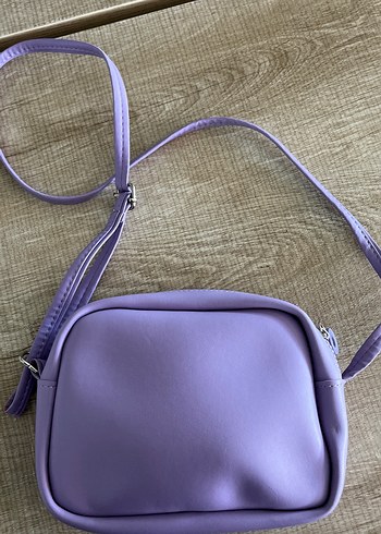 Mor Süet Kadın Çapraz Çanta - Görsel 2