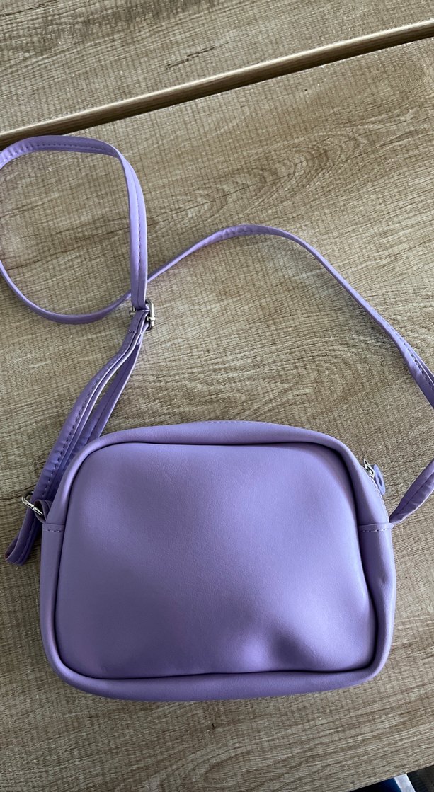 Mor Süet Kadın Çapraz Çanta - Görsel 2