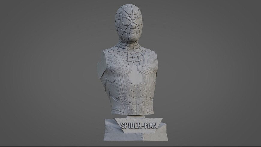 Spiderman 3D Büst