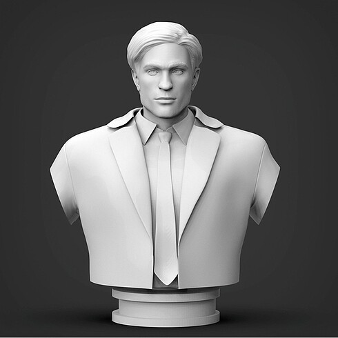 Robert Pattinson 3D Büst