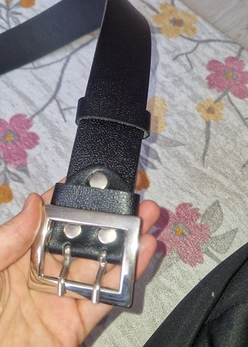 l/xl Beden siyah Renk Siyah Deri Tokalı Erkek Kemer