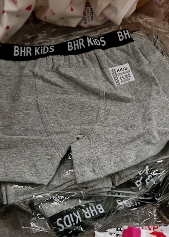 Gri Baskılı Çocuk İç Çamaşırı Takımı - Görsel 3