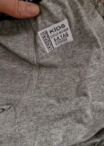 Gri Baskılı Çocuk İç Çamaşırı Takımı - Görsel 4