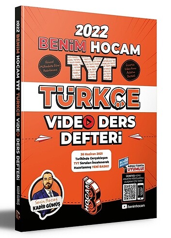 TYT Türkçe Benim Hocam Video Ders Defteri