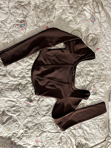Bershka Kahverengi crop