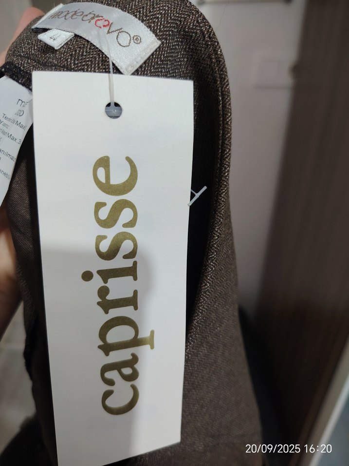 Kahverengi Piliseli Midi Hamile Eteği - Görsel 4