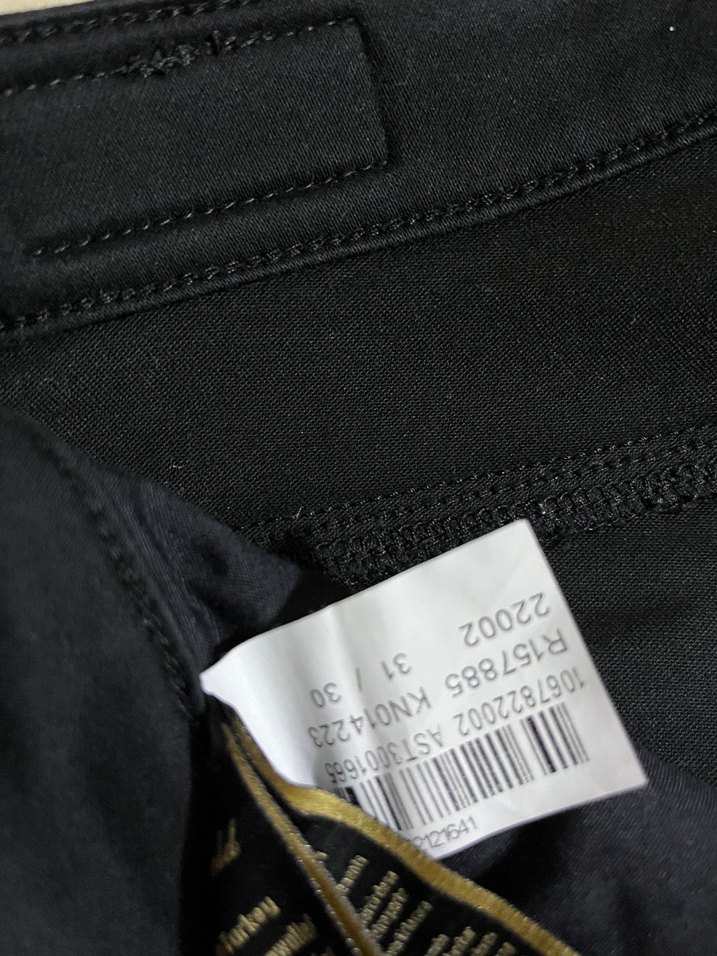 kadın Siyah Regular Fit Denim Pantolon - Görsel 3