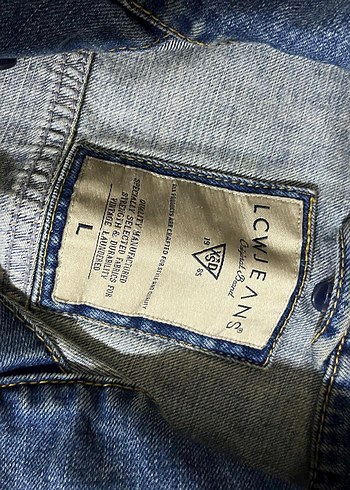 Düğmeli Mavi Kot Yelek - Görsel 2