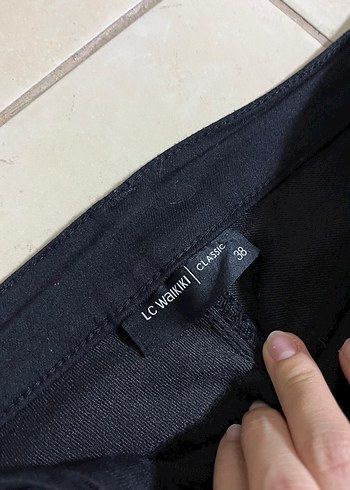 Siyah Kadın Denim Pantolon - Görsel 2