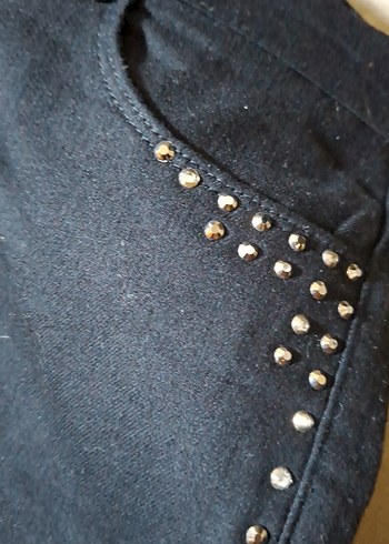 Siyah Kadın Denim Pantolon - Görsel 3