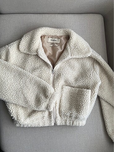 Pull and Bear Pull and Bear teddy bomber ceket