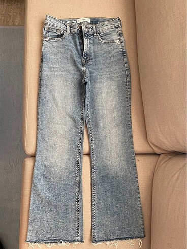 Mango Sienna flare blue jean - Görsel 3