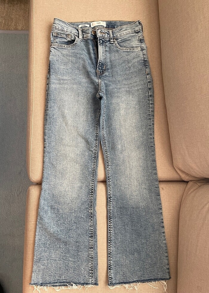 Mango Sienna flare blue jean - Görsel 3