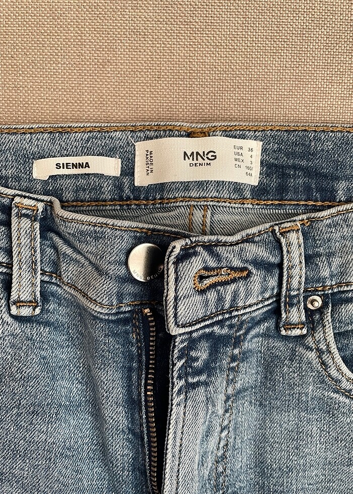 Mango Sienna flare blue jean - Görsel 2
