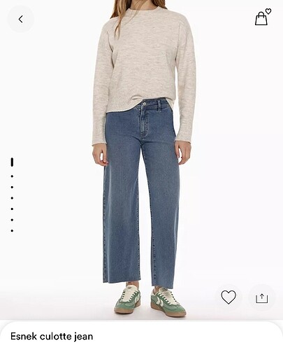 Lefties marka culotte jean - Görsel 8