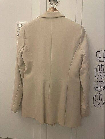 Koton for Arzu Sabancı kruvaze blazer ceket - Görsel 5