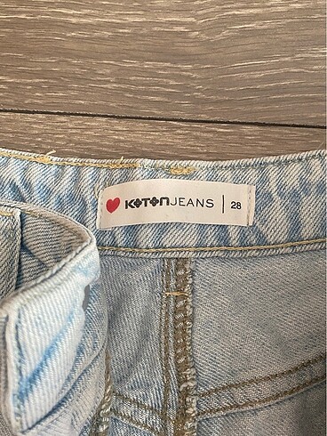 28 Beden Koton Mom Jeans Pantolon