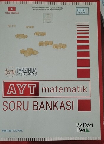  Ayt matematik test kitabı üç dört beş yayınları