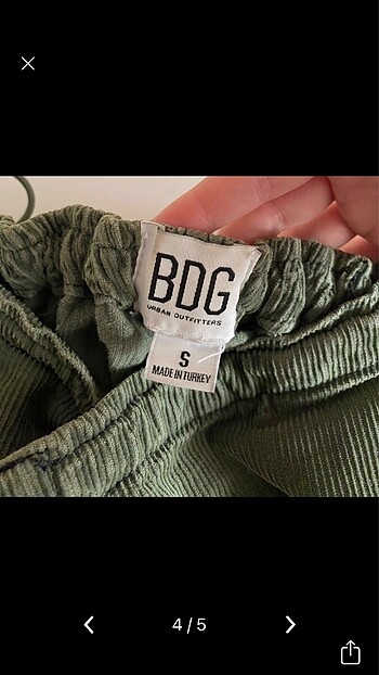 American Vintage Bdg fitilli kargo Pantalon