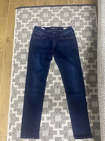 Mavi kot pantalon