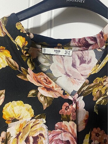 xs Beden Mango çiçekli gömlek