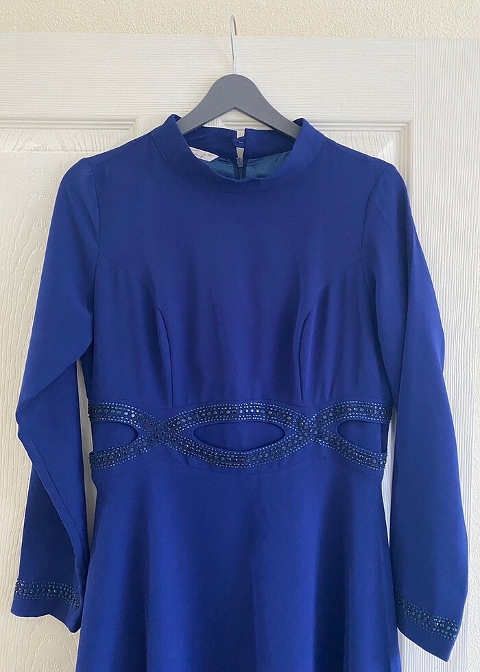 Şık Lacivert Abiye - Görsel 4