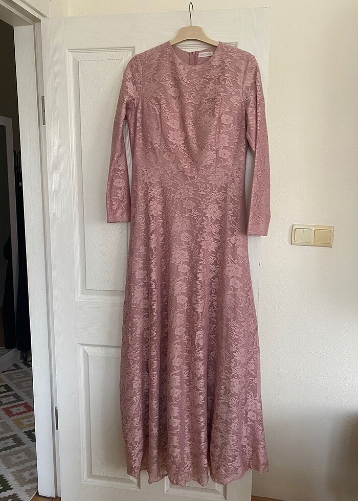 Dantel Detaylı Abiye - Görsel 5