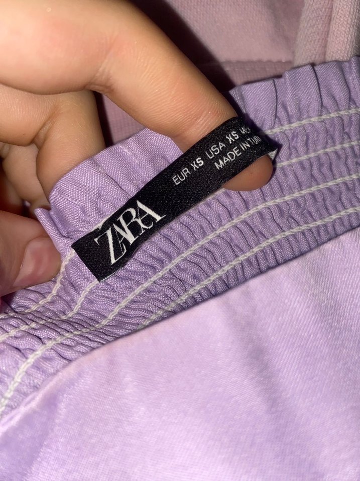 Mor İnce Askılı Crop - Görsel 3