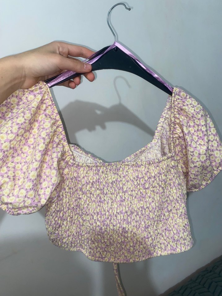 Çiçekli Defacto Crop - Görsel 2