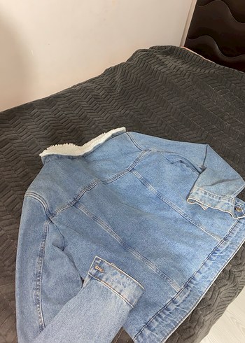 Unisex Mavi Kürklü Kot Ceket lcw - Görsel 2