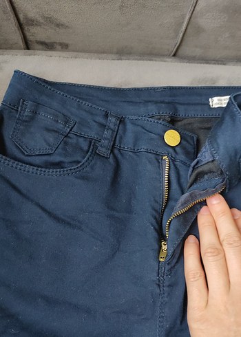 s Beden mavi Renk kadın mavi denim pantolon