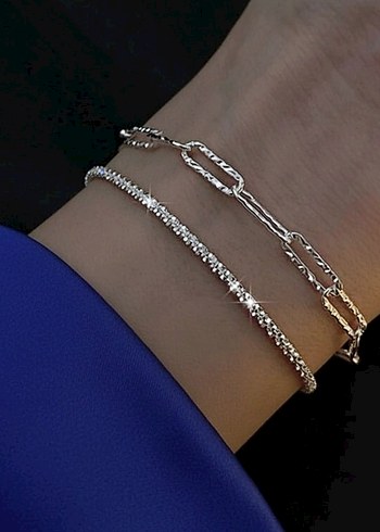  Beden İnce silver Minimalist Bileklik
