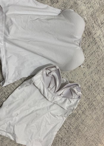 Beyaz Hamile ve Emzirme Atlet 2 adet - Görsel 3