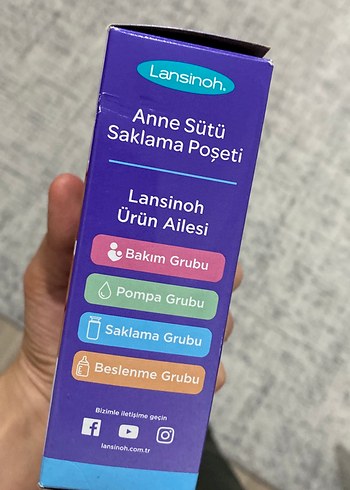 Lansinoh Anne Sütü Saklama Poşeti 25'li - Görsel 2