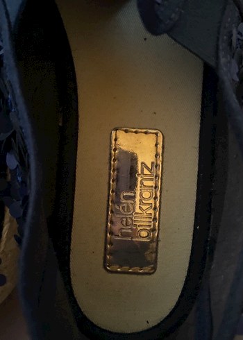 Kadın Lacivert Payetli babet - Görsel 5