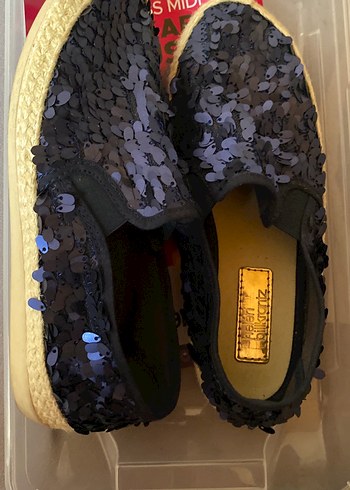 Kadın Lacivert Payetli babet - Görsel 6