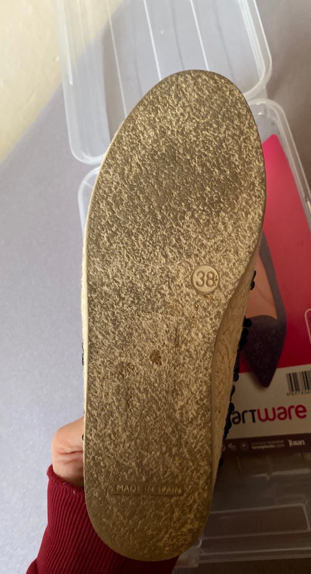 Kadın Lacivert Payetli babet - Görsel 4