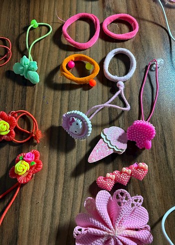 Anahtarlik hediyeli Çocuk Saç Aksesuarları - Görsel 3